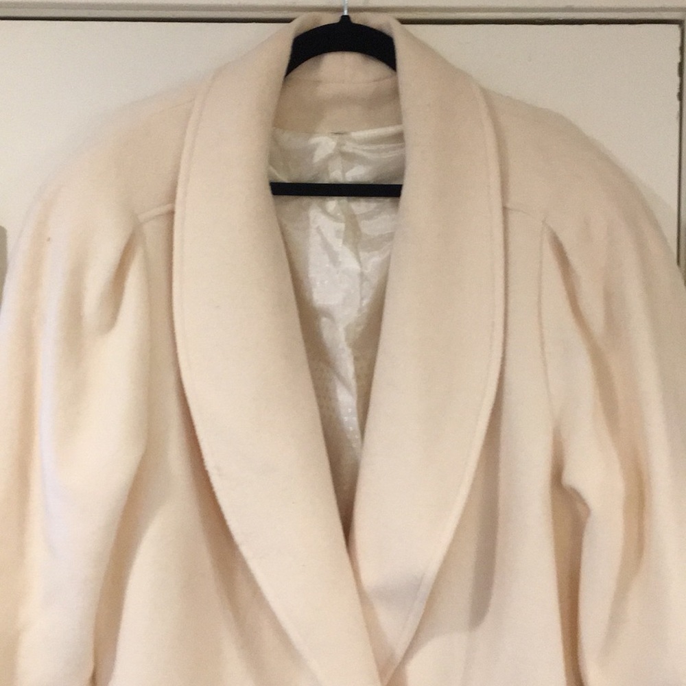 Vintage - Double Breasted 100% Wool Coat - Size 14 - Picture 3 of 13